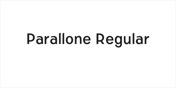 Parallone Regular Logo