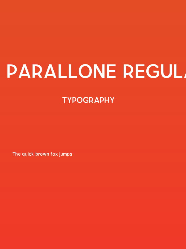 Parallone Regular Poster
