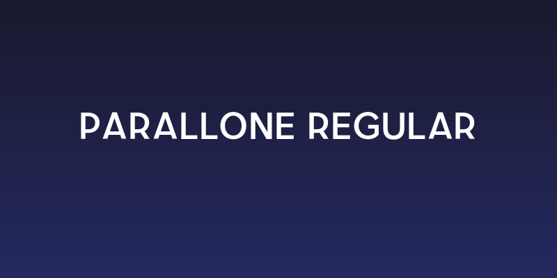 Parallone Regular Social Header