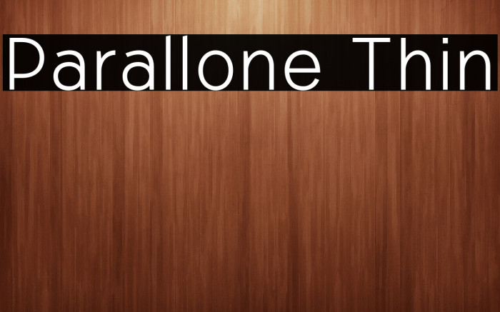 Parallone Thin Example 1