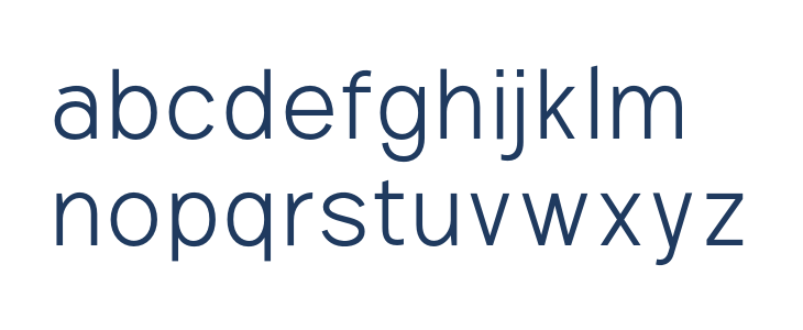 Parallone Thin Lowercase