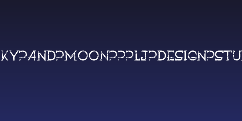 Paralyzed Sky and Moon - LJ-design Studios Grunge Social Header