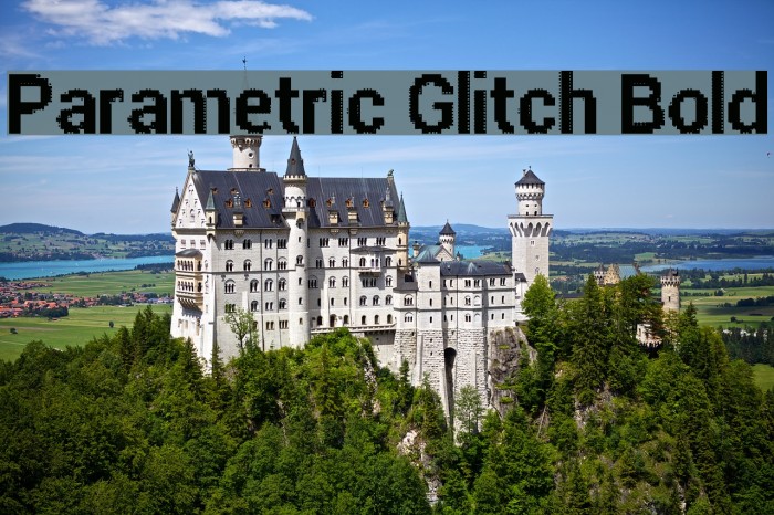 Parametric Glitch Bold Example 2