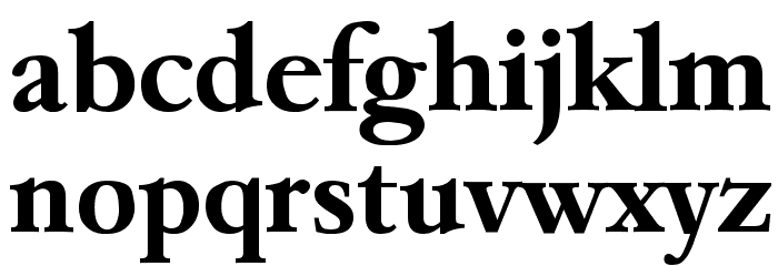 Paramount Bold Font LOWERCASE