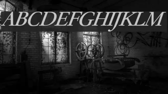 Paramount Italic Caratteri examples