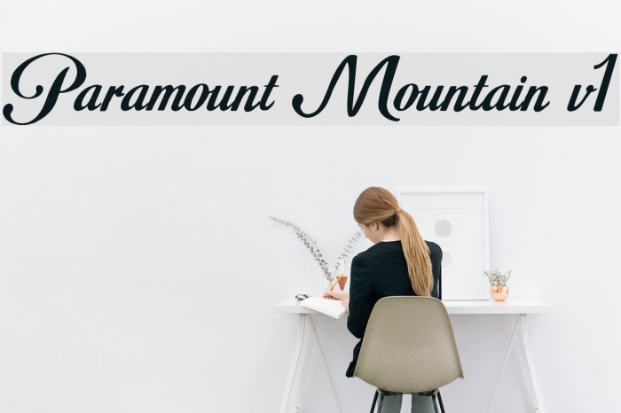 Paramount Mountain v1 Font examples