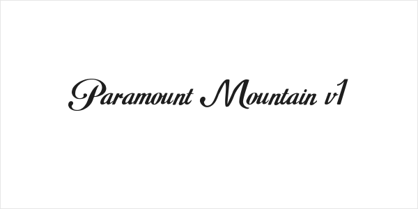 Paramount Mountain v1 Logo