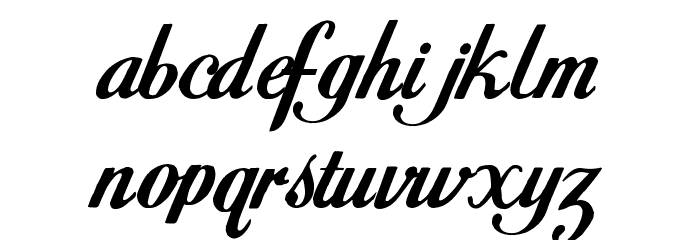 Paramount Mountain v1 Font LOWERCASE