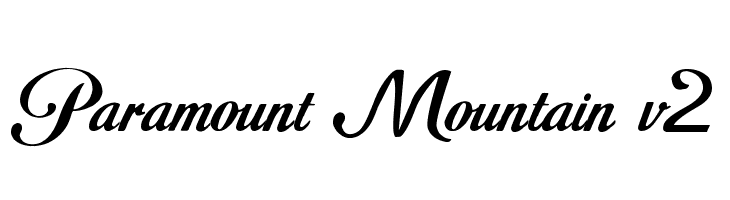 Paramount Mountain v2  font caratteri gratis