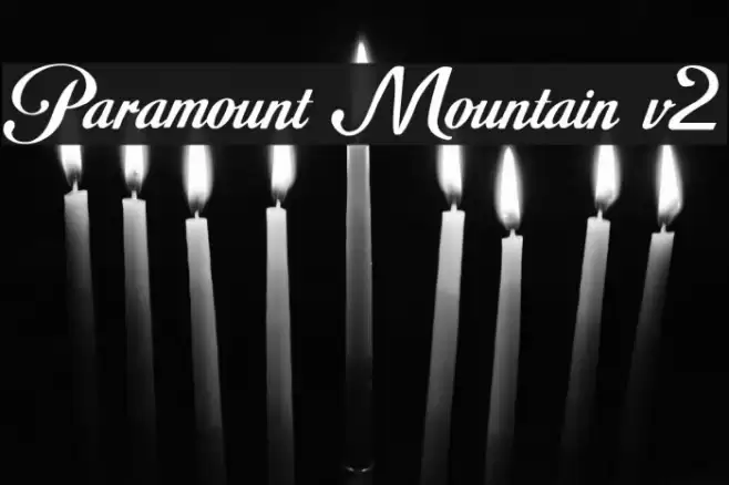 Paramount Mountain v2 Font examples