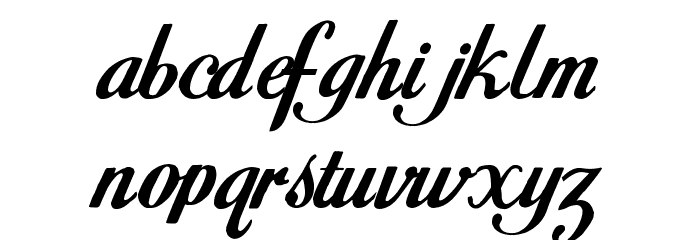 Paramount Mountain v2 Font LOWERCASE