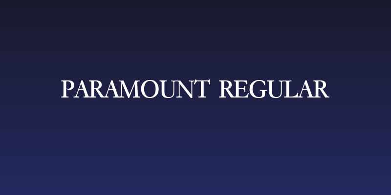 Paramount Regular Social Header