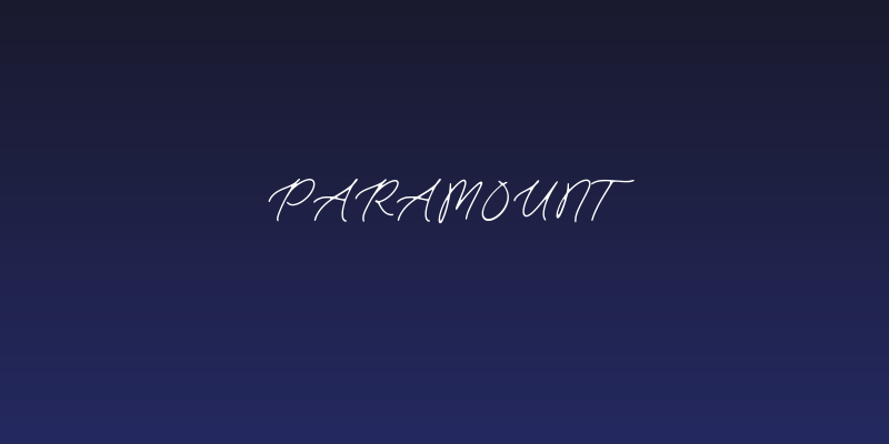 Paramount Social Header