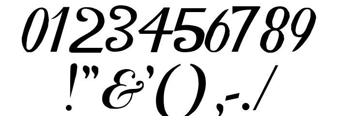 Paramountain Font OTHER CHARS