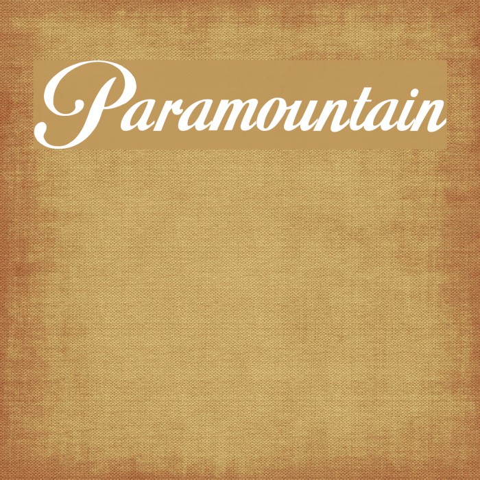 Paramountain Font examples