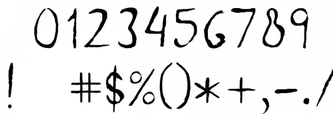 Parana Font OTHER CHARS