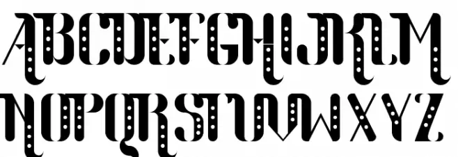 Parang Sondaica Schriftart Groß