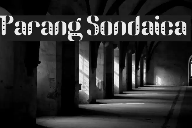 Parang Sondaica Font examples