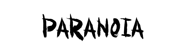 Paranoia Font