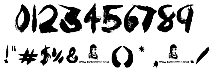 Paranoia Font OTHER CHARS