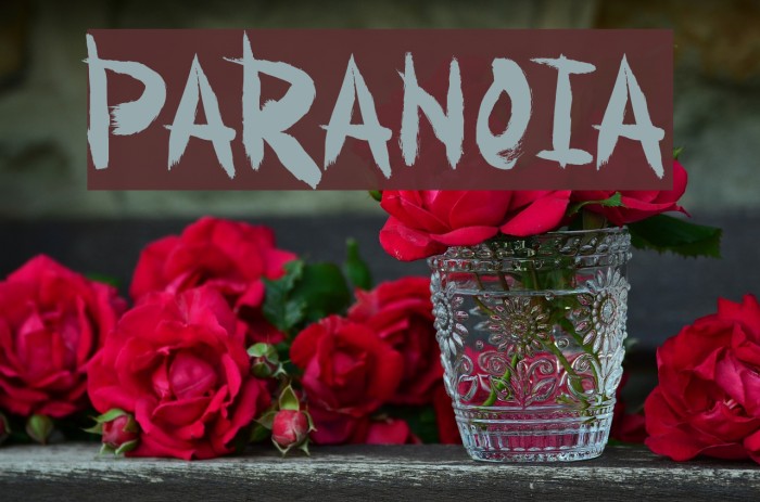 Paranoia Font examples