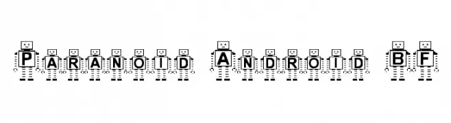 Paranoid Android BF  नि: शुल्क फ़ॉन्ट्स डाउनलोड