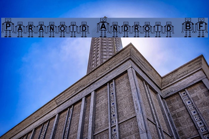 Paranoid Android BF Font examples