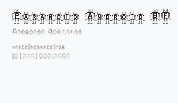 Paranoid Android BF Business Card