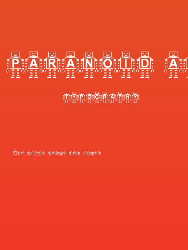 Paranoid Android BF Poster