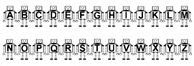 Paranoid Android BF 字体 小写