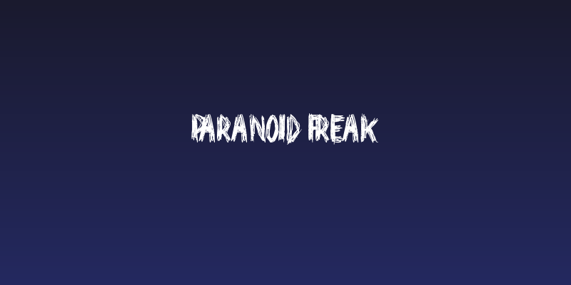 Paranoid Freak Social Header