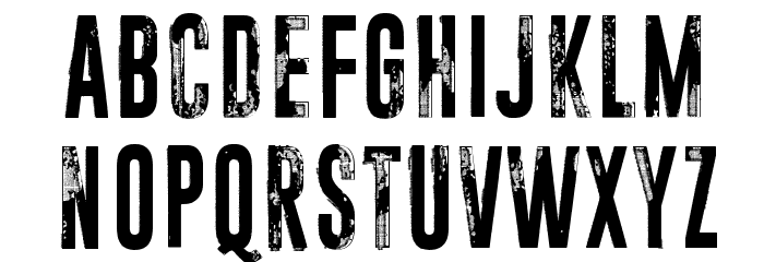 Paranoid Orange Font LOWERCASE
