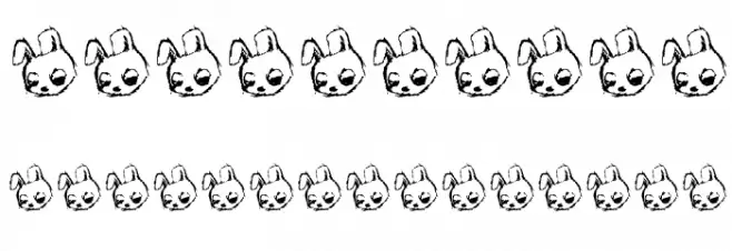 Paranoid Rabbit Caratteri ALTRI CARATTERI