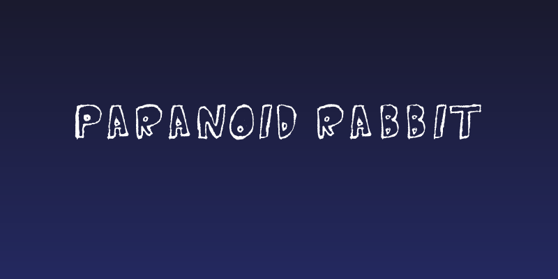 Paranoid Rabbit Social Header