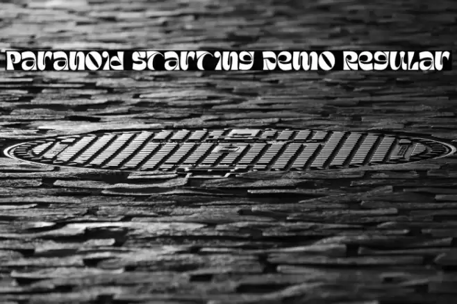 Paranoid Starting Demo Regular Font examples
