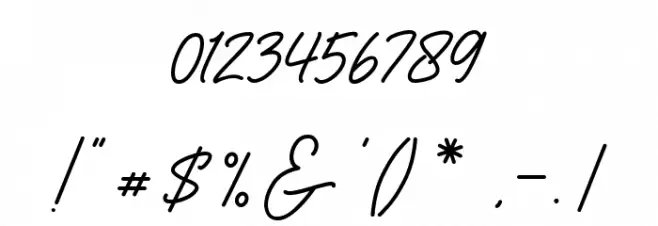 Paranoid Font OTHER CHARS