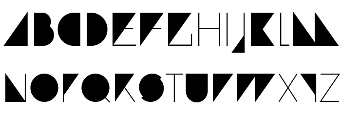 Paranoid Font LOWERCASE