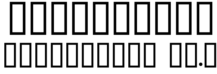 Parasight Font OTHER CHARS