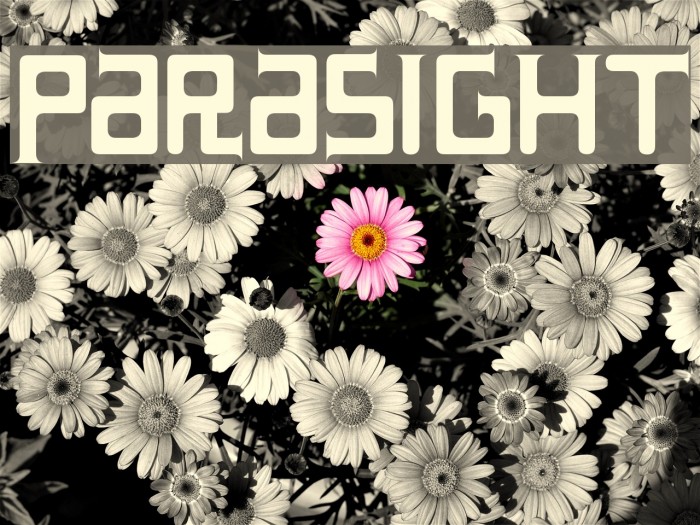 Parasight Font examples