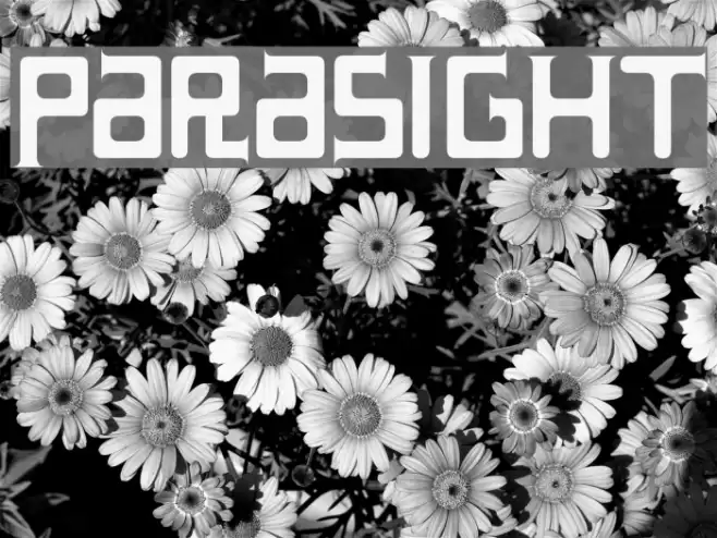Parasight Font examples