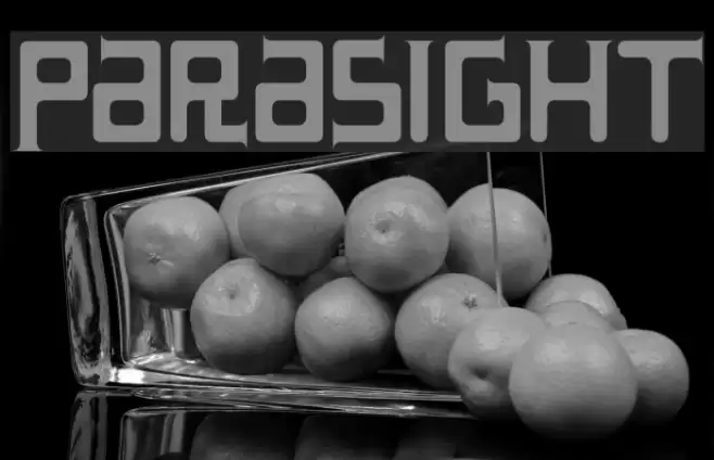 Parasight Font examples