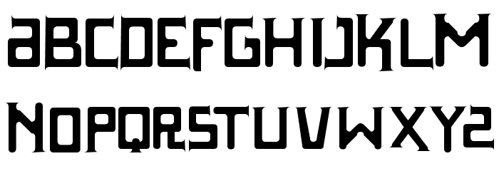 Parasight Font LOWERCASE
