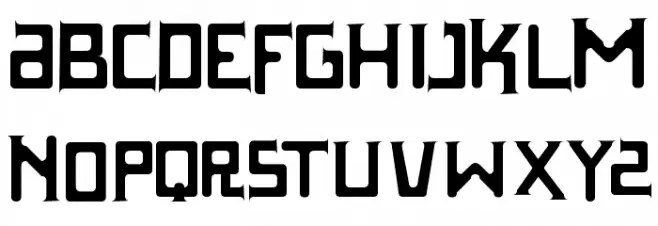 Parasight Font LOWERCASE