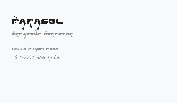 Parasol Business Card