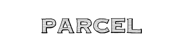 Parcel  Frei Schriftart Herunterladen