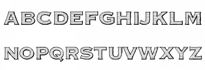 Parcel Font Litere mari