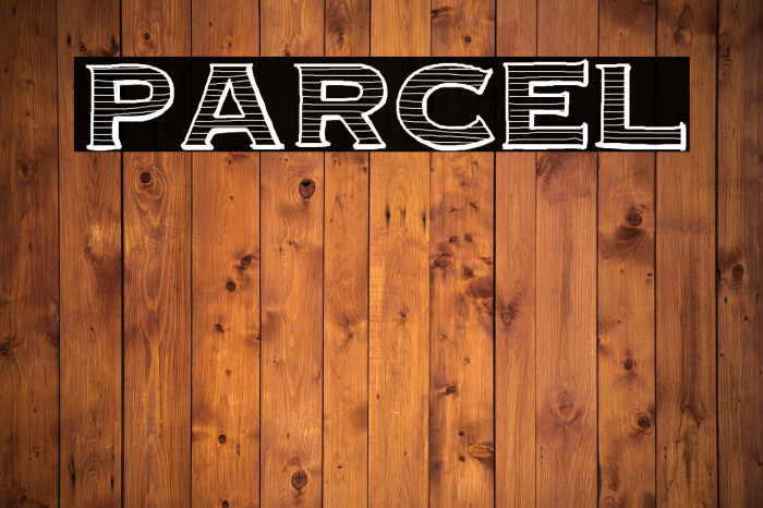 Parcel Font examples