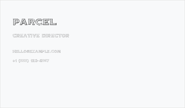 Parcel Business Card