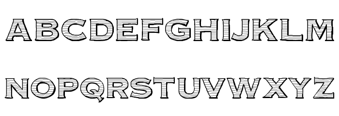 Parcel Font LOWERCASE
