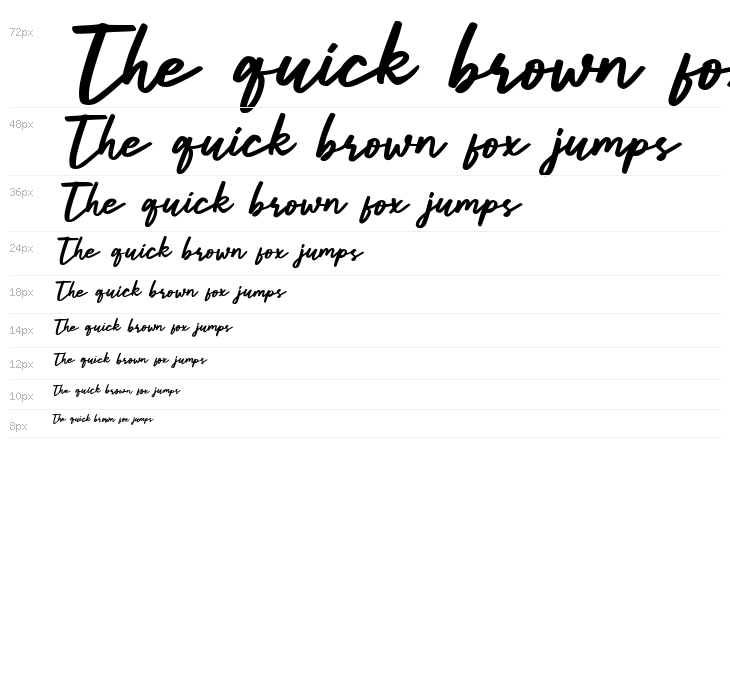 Parcely Free Italic Waterfall